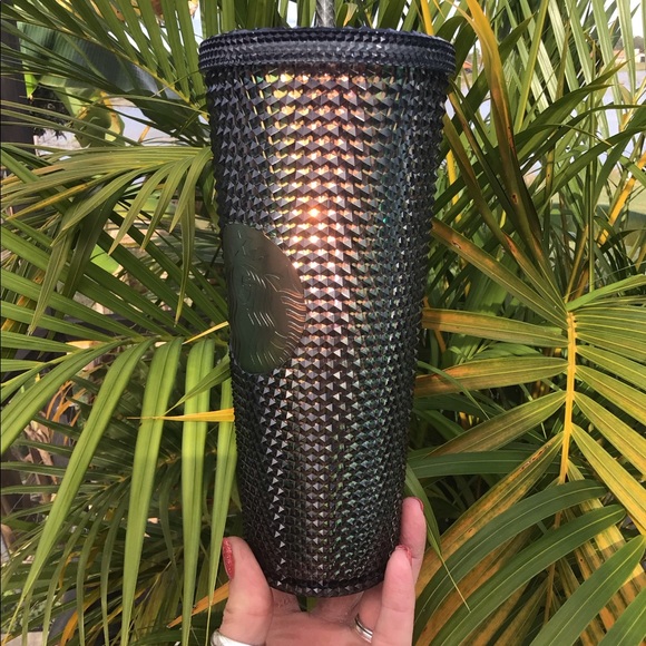 Starbucks Black Studded Unicorn Iridescent Limited Edition Tumbler Cup Venti New - Picture 3 of 11